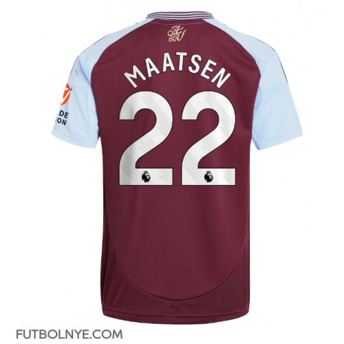 Camiseta Aston Villa Ian Maatsen #22 Primera Equipación 2024-25 manga corta